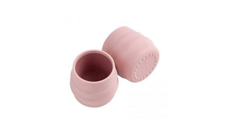Bibado Pack of 2 Sippit Silicone Open Training Cups 6+ months - Blush