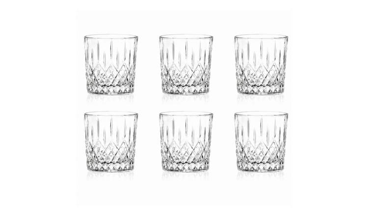 RCR London Crystal Glass 320ml Tumblers Set of 6 - Clear