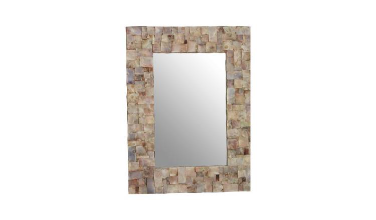 Orsina Palu Shell Wall Mirror - Natural