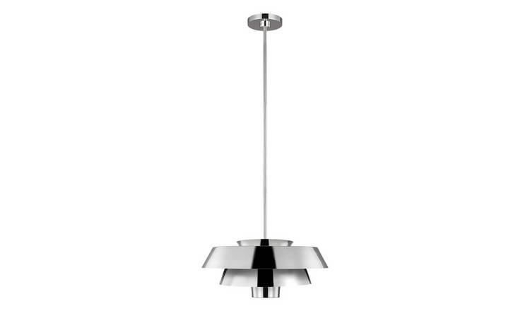Elstead Brisbin Pendant Light - Polished Nickel