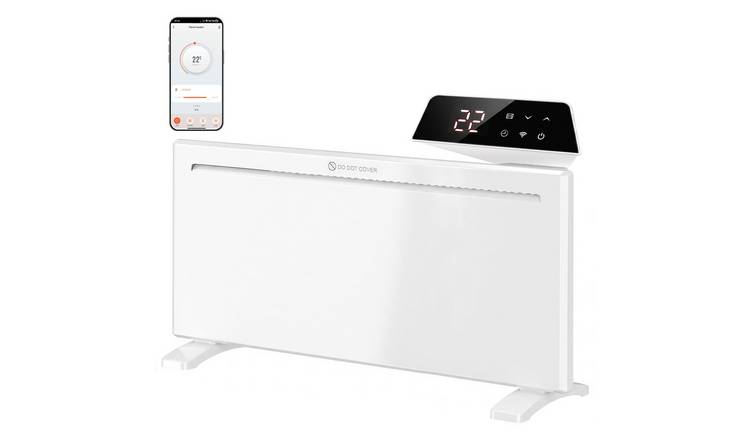 HOMCOM 2000W Wifi Enabled Smart Panel Heater With Alexa and Google Home - White