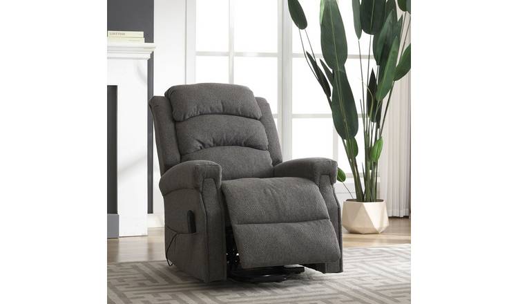 Artemis Home Eltham Dual Electric Massage Heat Mobility Recliner - Dark Grey