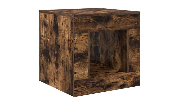 Walplus Coffee Table - Dark Oak - 51.5 x 50 x 50 cm