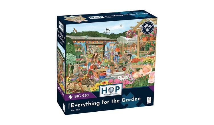 The House of Puzzles Everything For The Garden BIG 250 Piece Jigsaw Puzzle