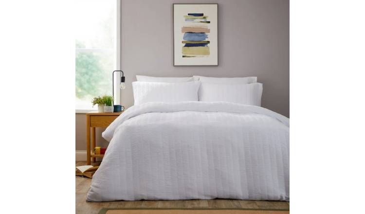 New Edge Blinds Belgravia White Duvet Set - Single