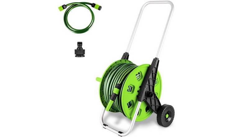 Greenera Garden Hose Portable Reel Cart 50M