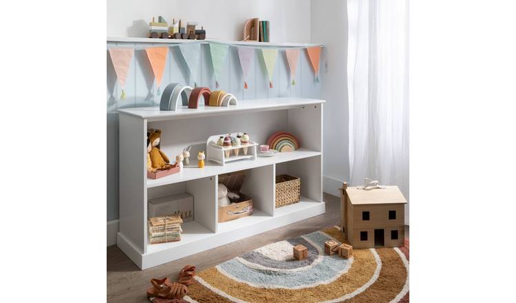 Noa & Nani Halmstad 3 Cube & Shelf Storage Unit - White