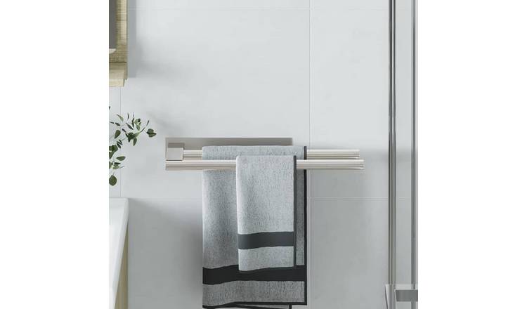 Walplus Stainless Steel Towel Rack - Silver - 40 x 9 x 4 cm
