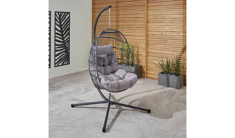 Furniture Maxi Bradway Hanging Egg Chair - Grey