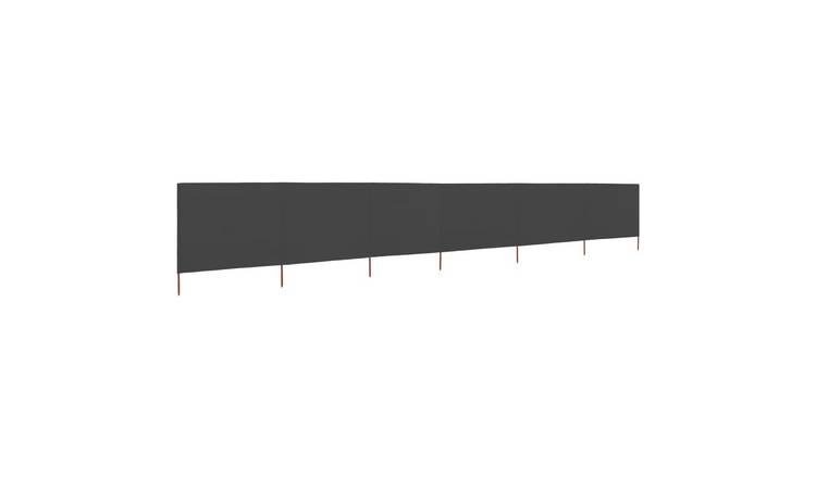 Walplus 6-Panel Non-Woven Fabric Wind Screen - Grey - 800 x 80 cm