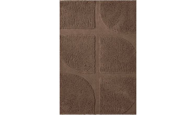 Ted Baker Brown Lambeth Jasper Geometric Rug - 80 x 150cm