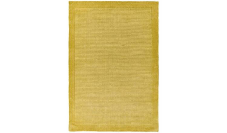 Mega Flooring Yellow Handmade Bordered Rug - 60 x 120cm
