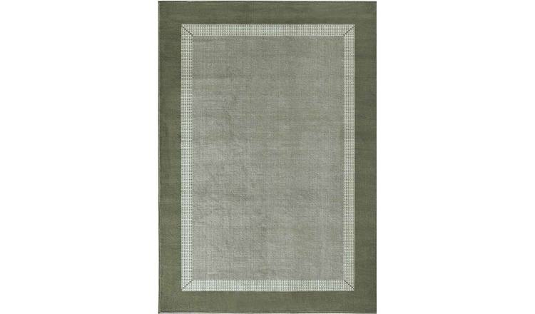 Hanse Home Green Designer Velours Band Velours Rug - 120 x 170cm