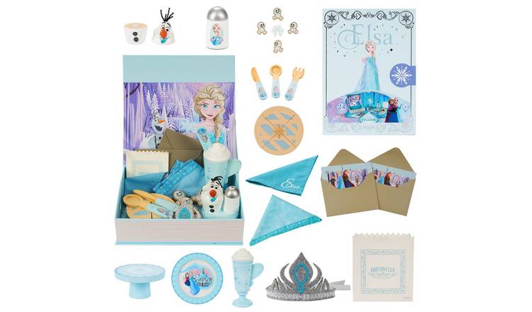 Disney Frozen Elsa Wooden Storybook Picnic Playset 25 Piece - Multicoloured