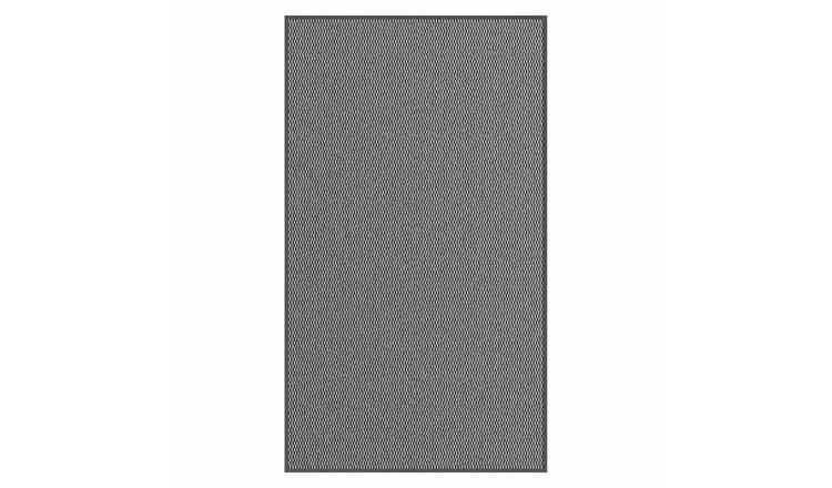 Walplus Polypropylene Patterned Doormat - Anthracite - 115 x 200 cm