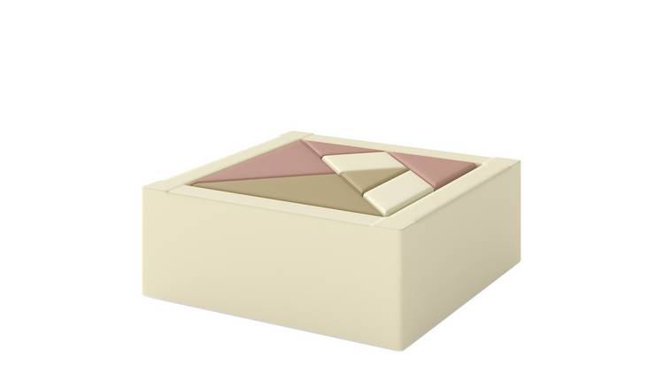 AIYAPLAY 3-6 Years 9 Piece Foam Tangram Soft Play Set – Beige