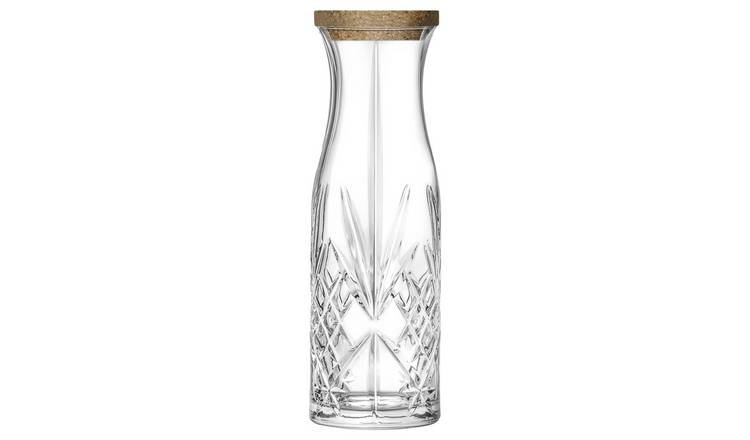 RCR Crystal Melodia Glass Carafe with Cork Lid - 1L