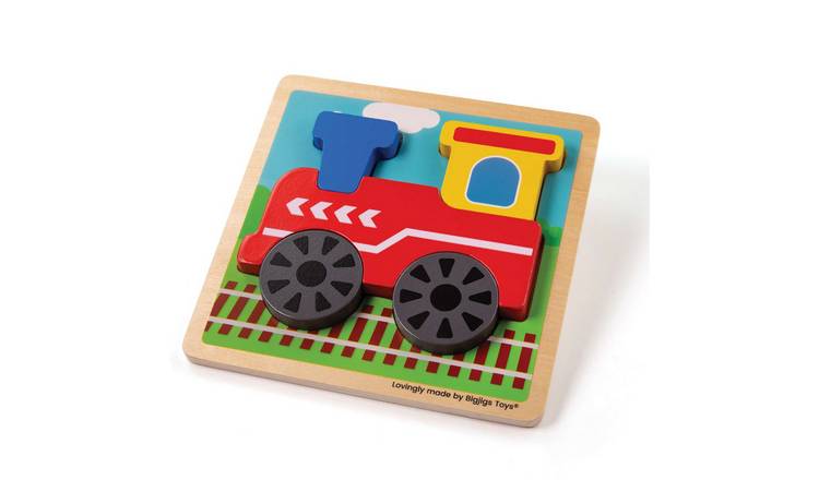 Bigjigs Toys Chunky Lift Out Train Puzzle - 10 Months +