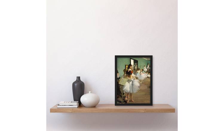 Edgar Degas The Dance Class Ballet Studio Framed Art Print - A4