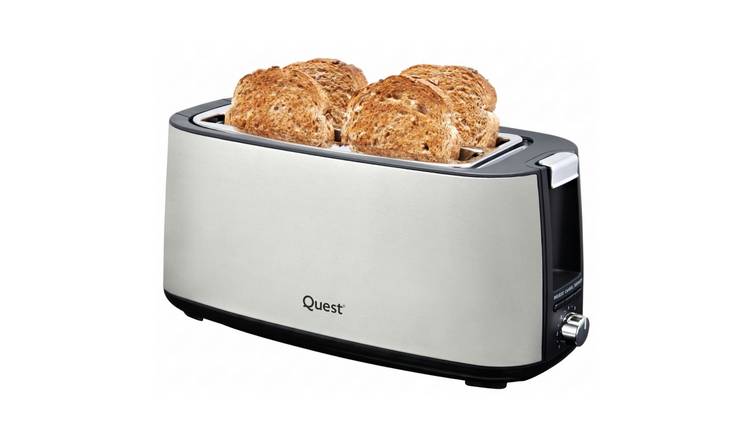 Quest 4 Slice Toaster - Stainless Steel