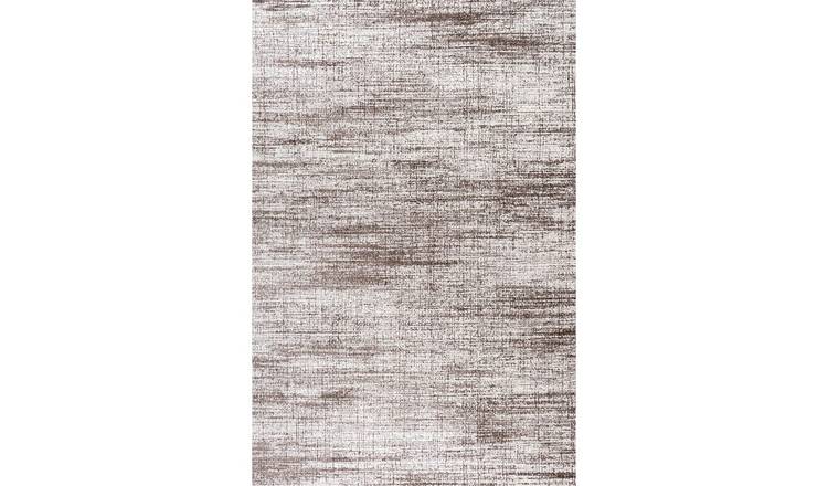 The Rugs Brown Cream Montana Abstract Rug - 160 x 230cm