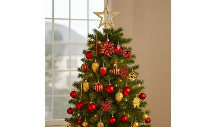 Neo 110PCS Christmas Tree Ornaments Set - Red & Gold
