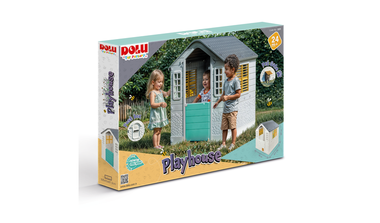 Dolu Outdoor Playhouse Childrens - White
