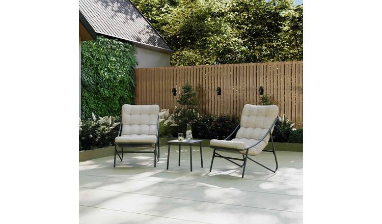 Charles Bentley Porto 2 Seater Bistro Set - Beige
