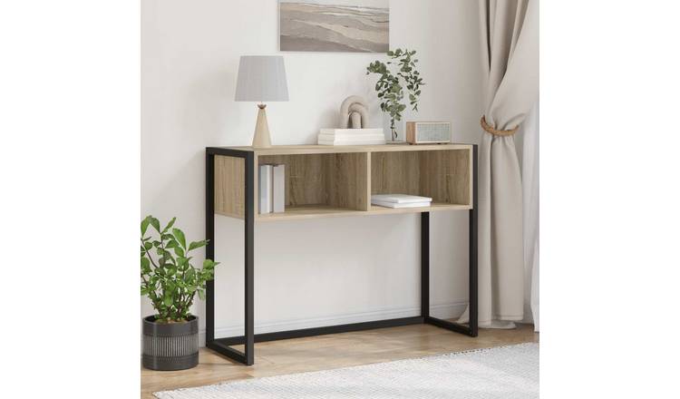 Walplus Engineered Wood End Table - Sonoma - 100 x 36 x 75 cm