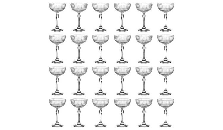Bormioli Rocco America '20s Champagne Saucers - 230ml - Clear - Pack of 24