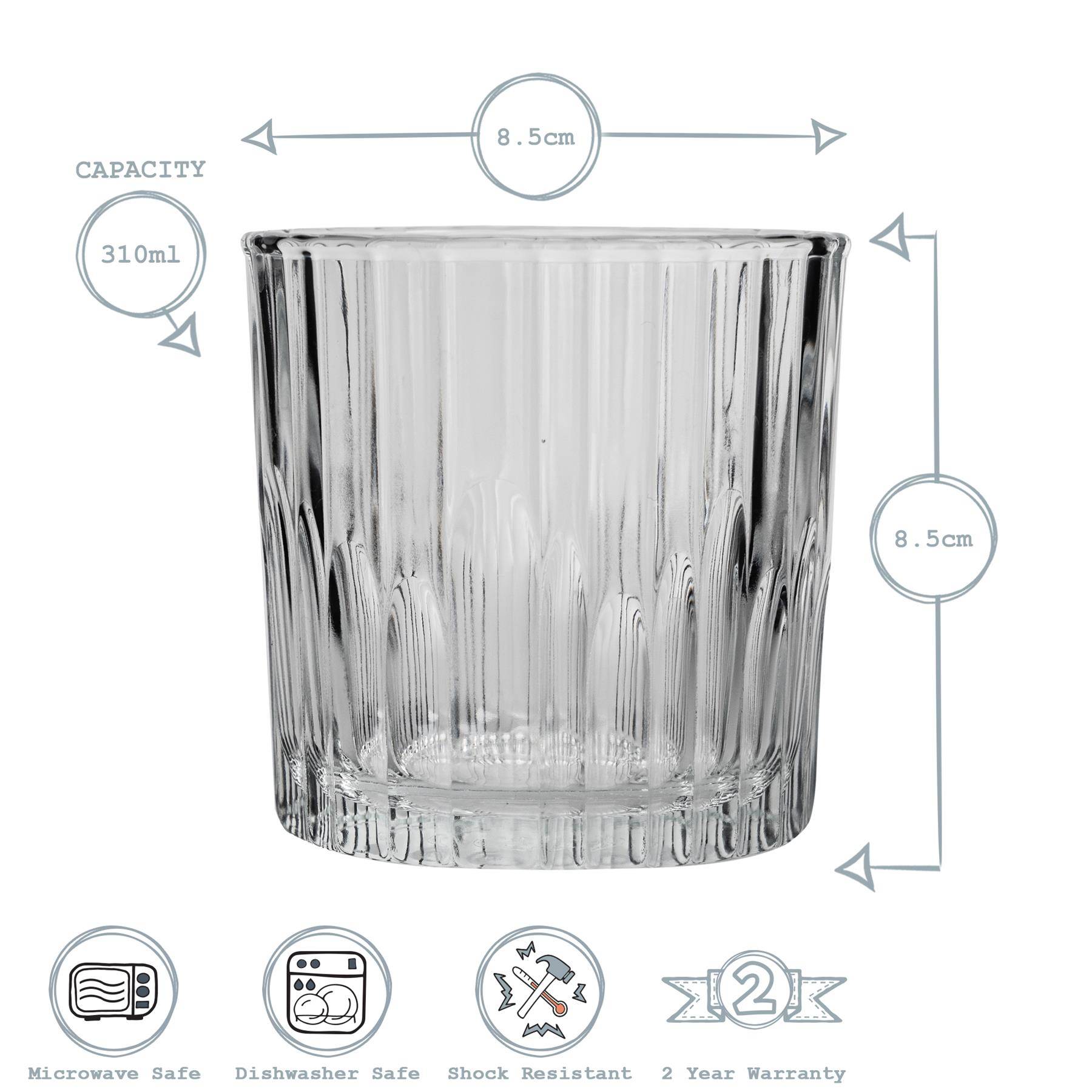 Duralex Manhattan 310ml Vintage Whisky Glasses - Pack of 6 - Image 3