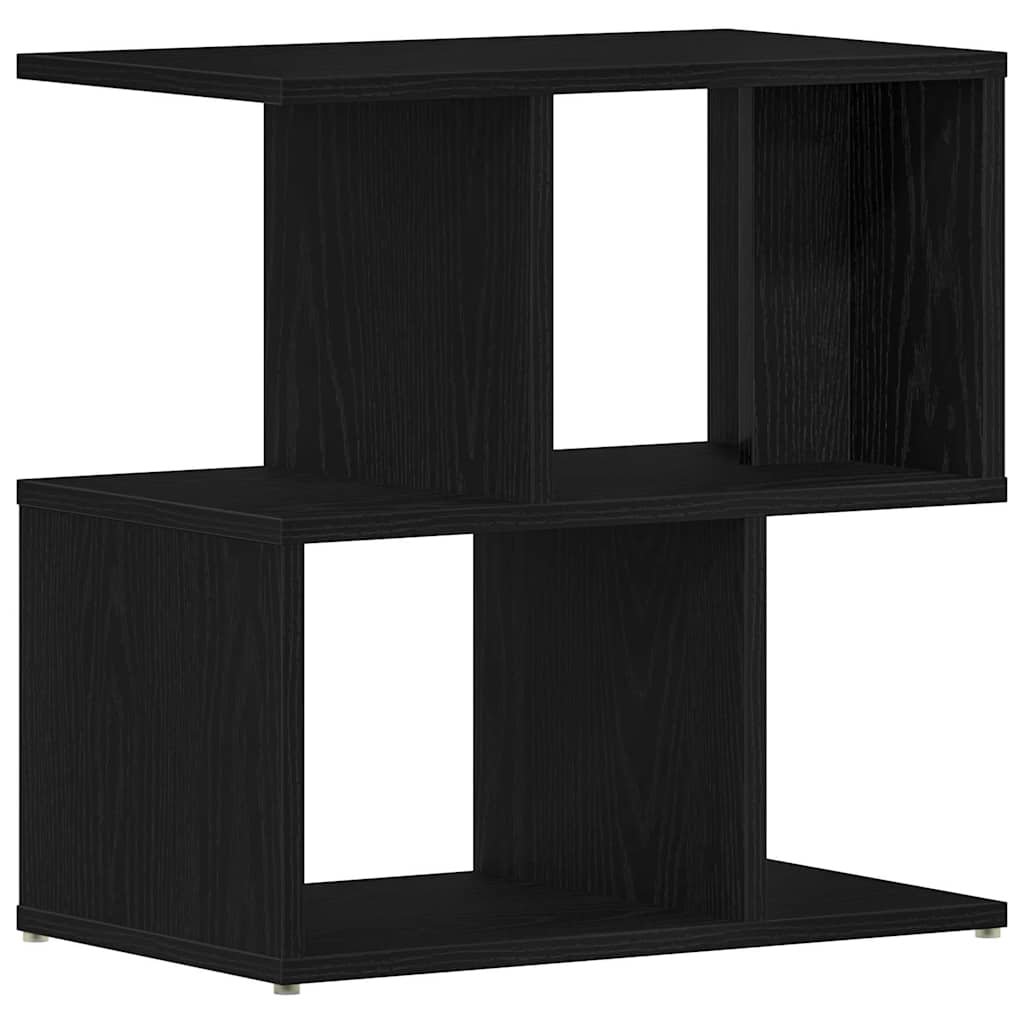 Walplus Engineered Wood Bedside Cabinet - Black Oak - 50 x 30 x 51.5 cm - Image 5