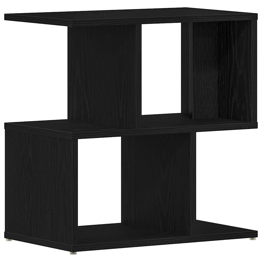 Walplus Engineered Wood Bedside Cabinet - Black Oak - 50 x 30 x 51.5 cm - Image 5