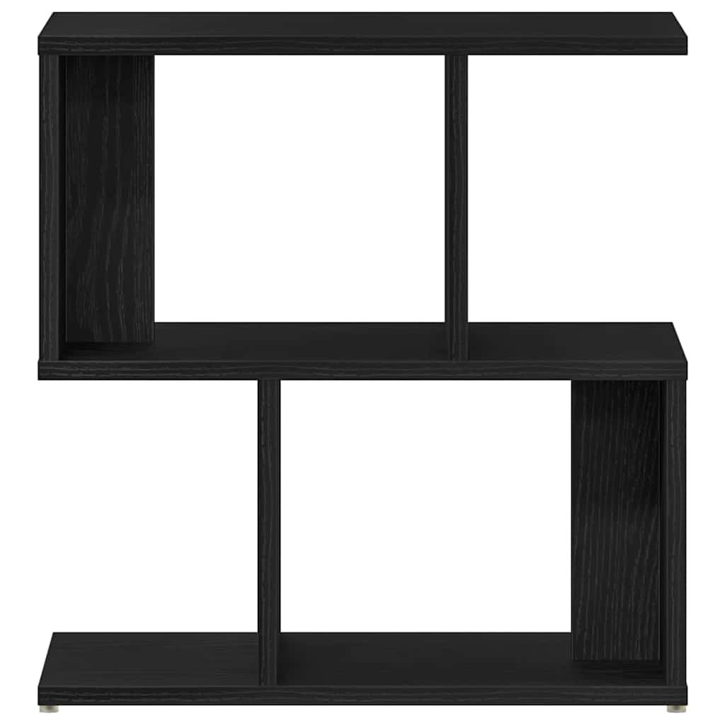 Walplus Engineered Wood Bedside Cabinet - Black Oak - 50 x 30 x 51.5 cm - Image 6