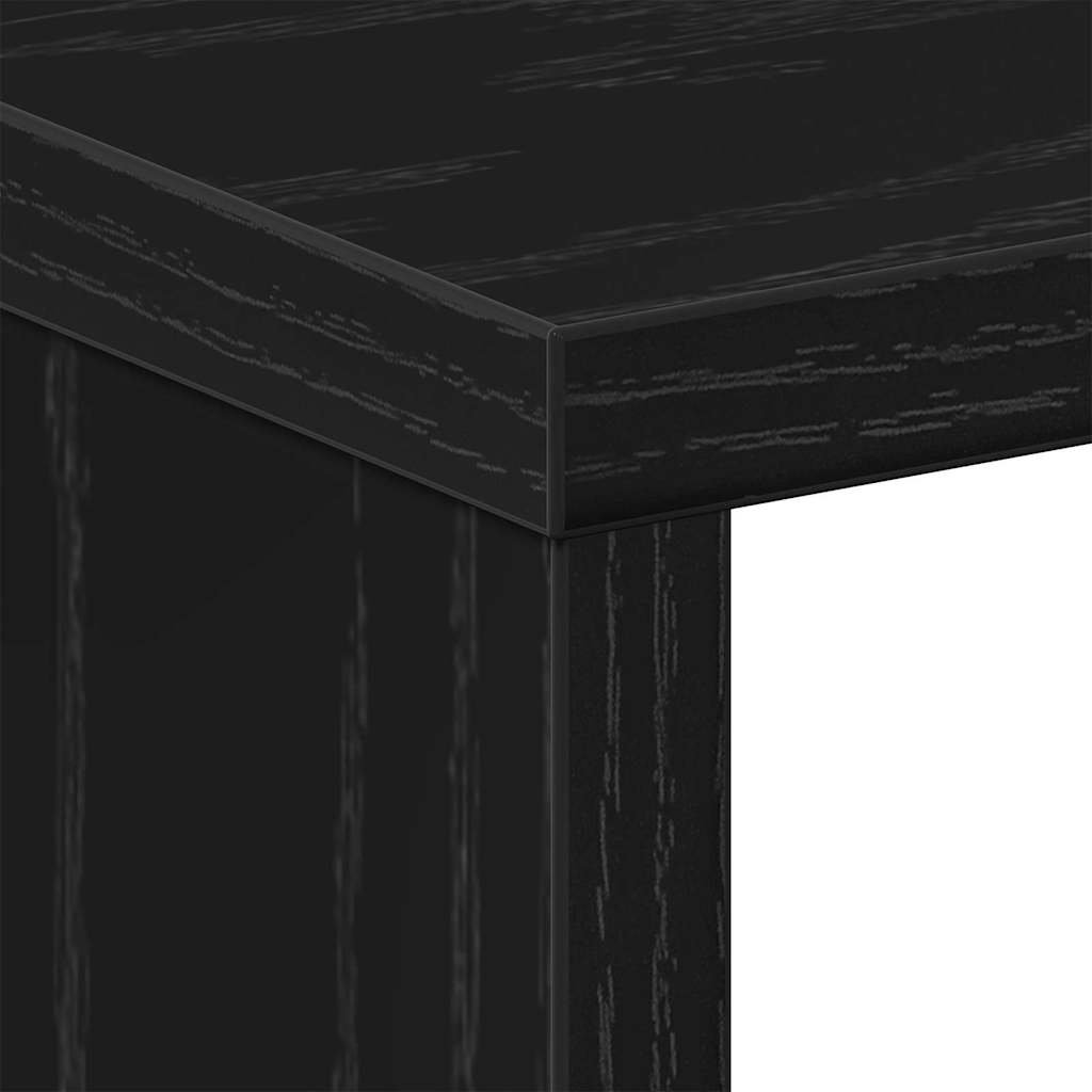 Walplus Engineered Wood Bedside Cabinet - Black Oak - 50 x 30 x 51.5 cm - Image 8