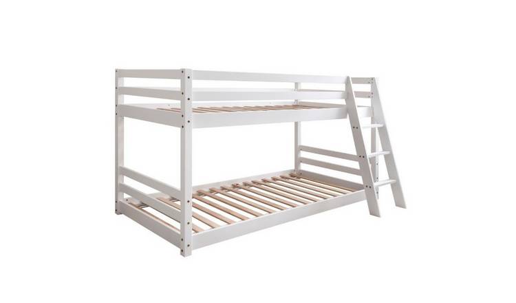 Noa & Nani Hilda Low Cabin Bed With Bunk Underbed & Play Area - White