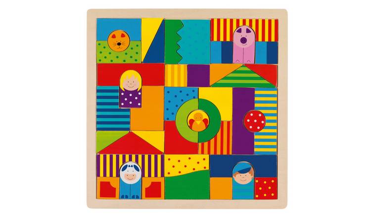 Goki Mosaic Farm 43 Piece Wooden Puzzle