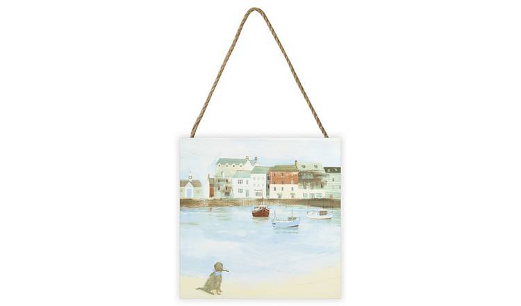 Hannah Cole Cornish Sea Dog Wooden Plaque
