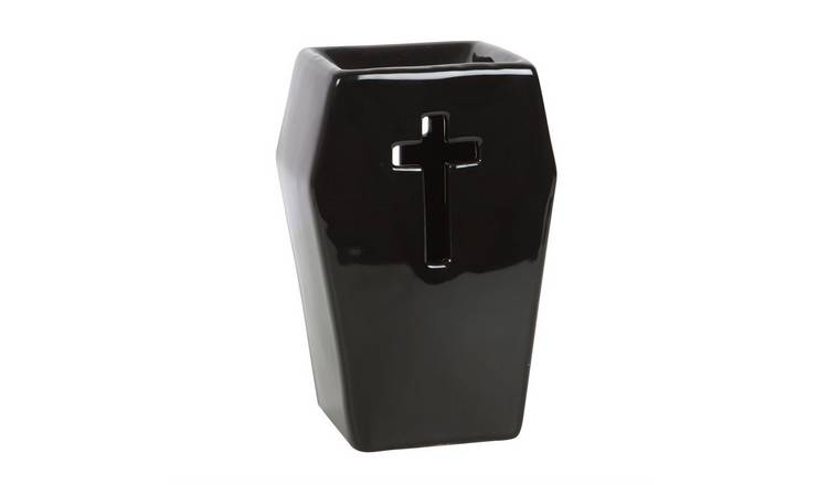 Something Different Coffin Oil Burner - Black