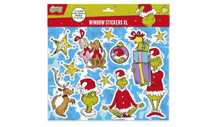 Totum Grinch Window Stickers Craft Set - Age 3+