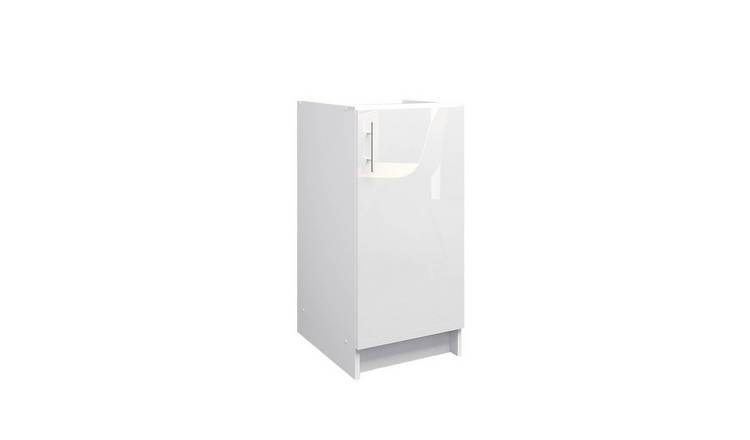 JD Greta 400mm Base Cabinet with 1 Door - White Gloss