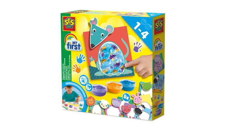 SES Creative My First Finger Paint Animals Craft Set
