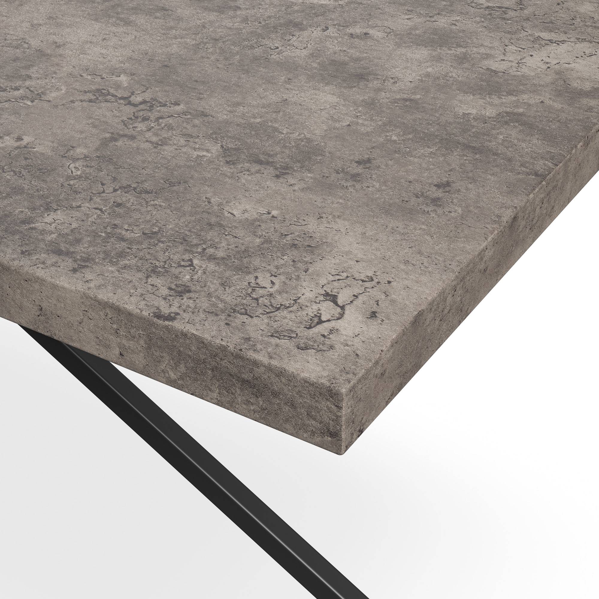 Furniture Online Donni Nova Concrete Effect Dining Table & 6 Green Chairs - Image 4