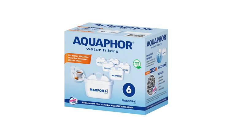 AQUAPHOR Maxfor+ 6 Pack Water Filter Cartridges