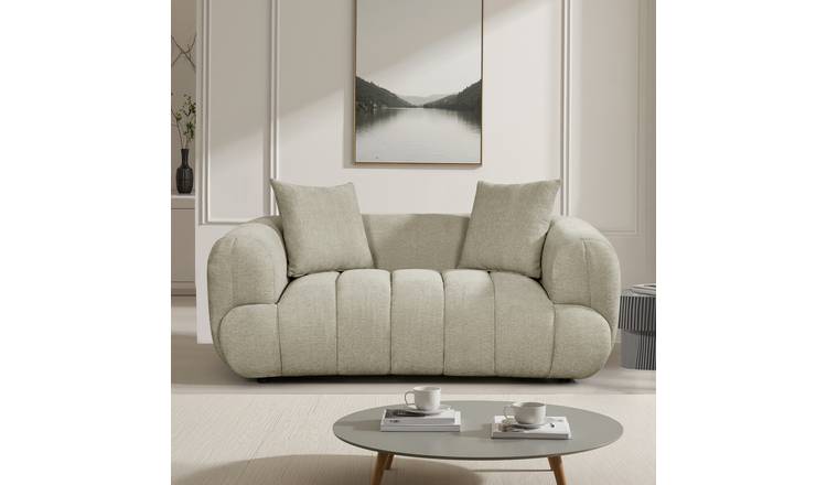 Artemis Home Claremont 2 Seat Fabric Sofa - Beige