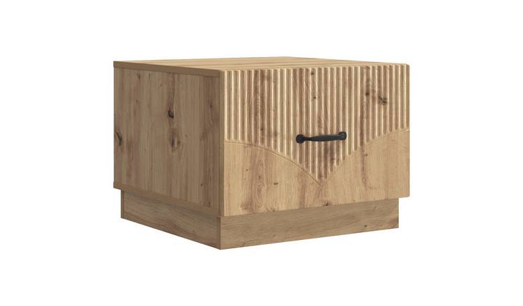 Walplus Engineered Wood Coffee Table - Oak - 49 x 50 x 37 cm