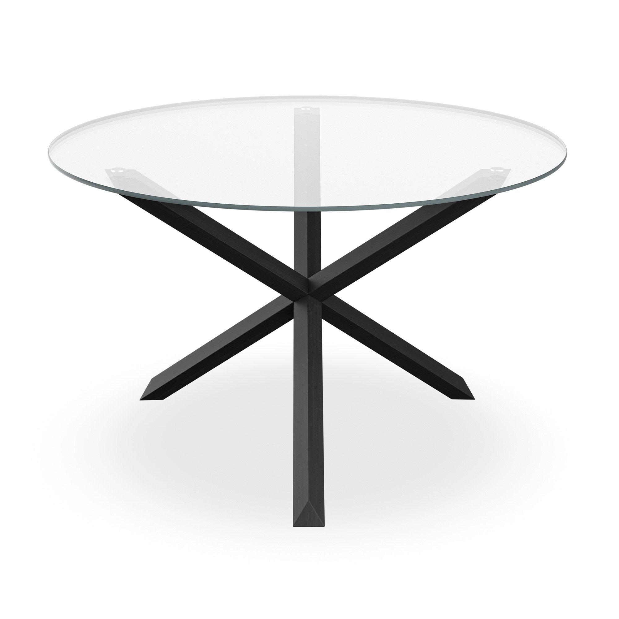 Furniture Online Malvern Monza Glass Top Dining Table & 4 Beige Chairs - Image 3