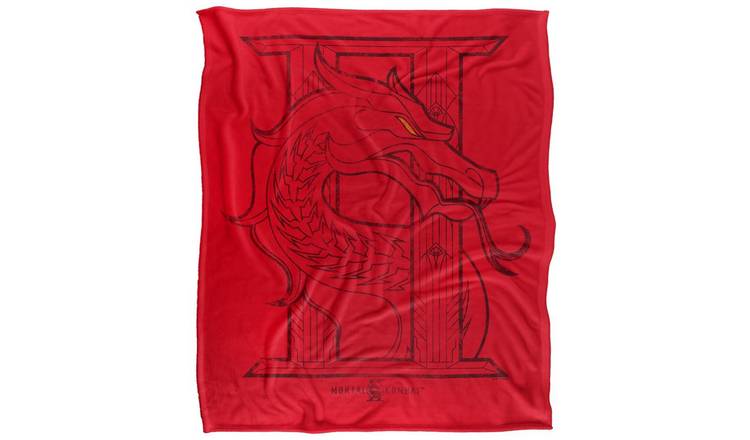Mortal Kombat 2 Dragon Soft Touch Blanket - 147cm x 91cm