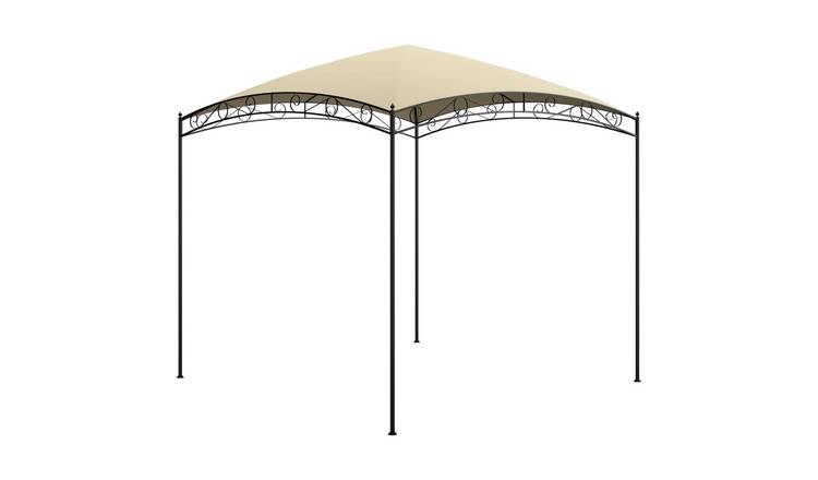 Walplus 3 x 3 x 2.65 m 180gsm Garden Gazebo - Cream