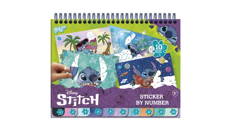 Totum Disney Stitch Sticker by Numbers Craft Set - Age 3+